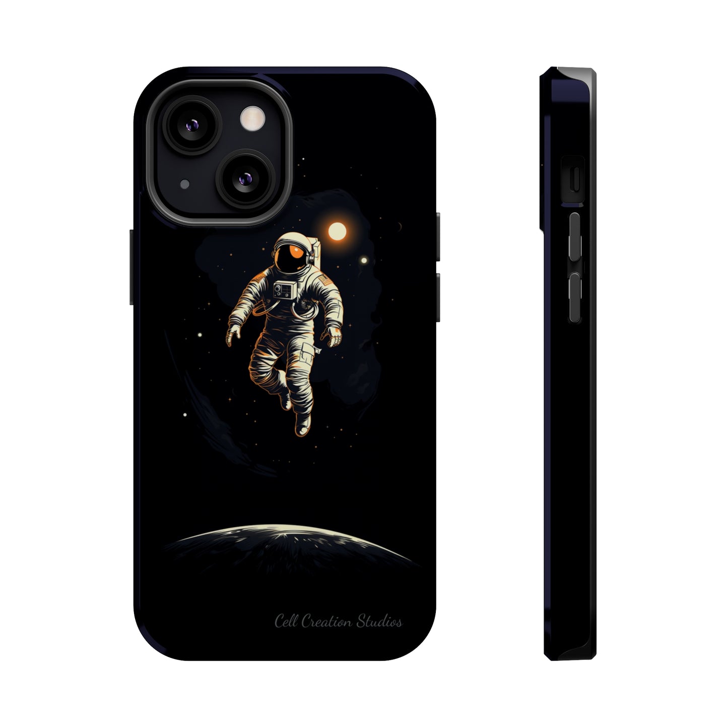 "Cosmic Explorer Astronaut" -MagSafe Tough iPhone Cases