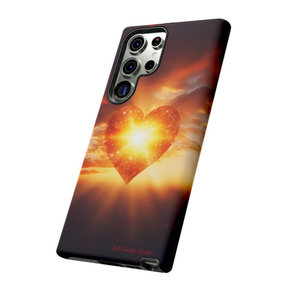 Introducing the "Sunlit Heart" Cell Phone Case – Embrace Love and Radiance -Tough Cases