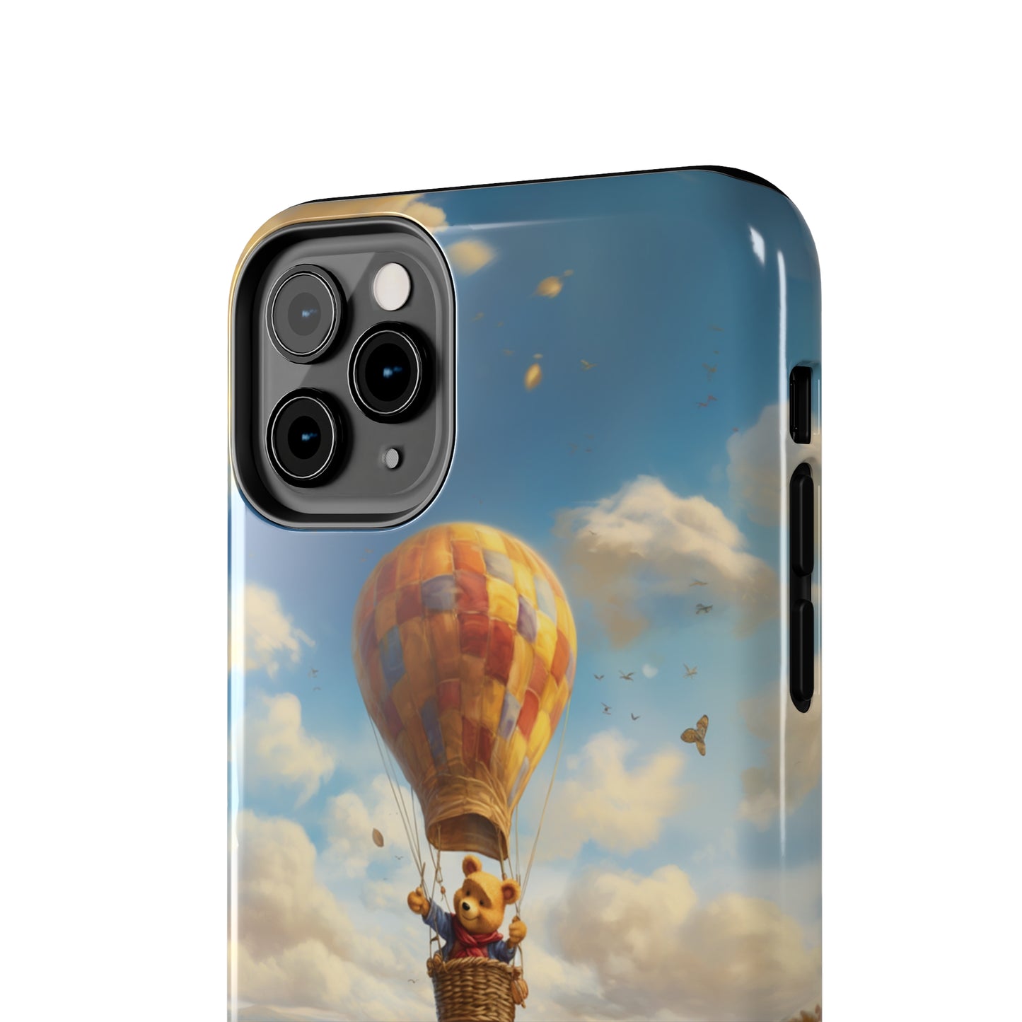 Introducing the "Winnie-The-Pooh's Balloon Adventure" Cell Phone Case – Soar to New Heights in Style -Tough Phone Cases