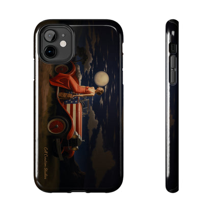 Introducing the "Desert Dreamer - 1920s Americana" Cell Phone Case – Embrace Nostalgic Elegance with Vintage Desert Charm -Tough Phone Cases