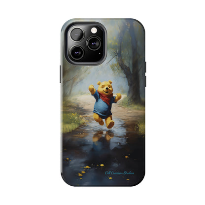 Introducing the "Winnie-The-Pooh Puddle Splash" Cell Phone Case – A Splash of Nostalgic Fun -Tough Phone Cases