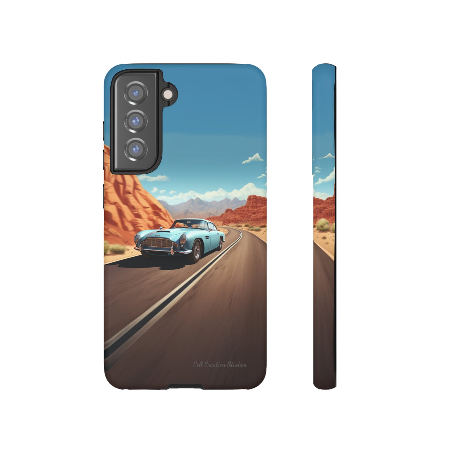 "Silver Racing Legend" -Tough Samsung Phone Cases