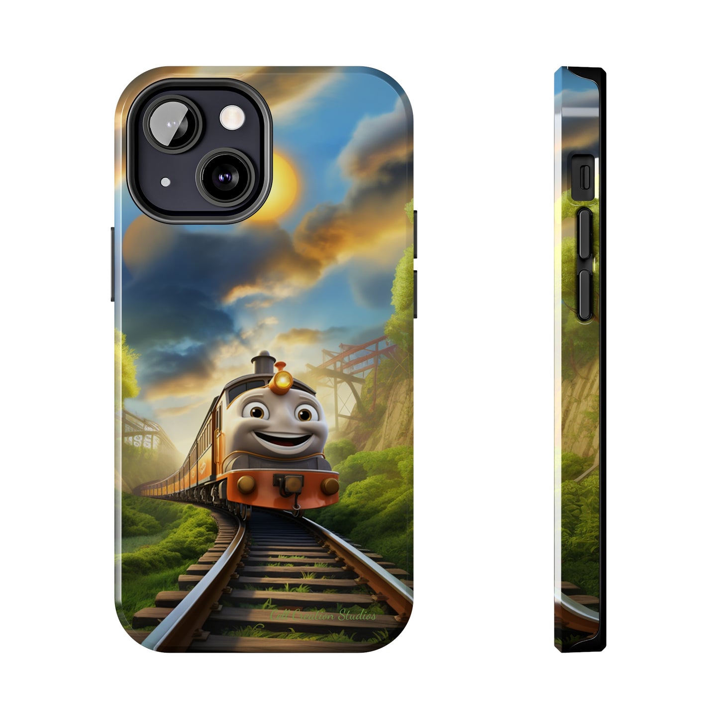 The "Smiling Express Train" Phone Case -Tough Phone Cases