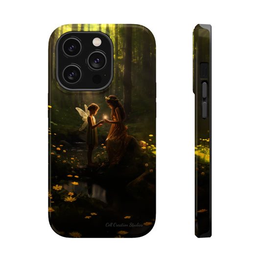 Introducing the "Forest Fairy of Kindness" Cell Phone Case – Where Magic Meets Compassion -MagSafe Tough Cases