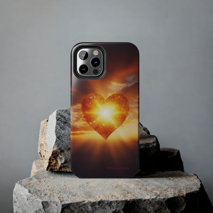 Introducing the "Sunlit Heart" Cell Phone Case – Embrace Love and Radiance -Tough Phone Cases