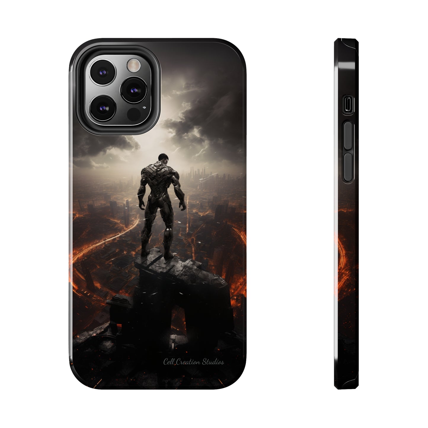 Introducing the "Cyber Guardian" Cell Phone Case – Embrace Futuristic Heroism -Tough Phone Cases