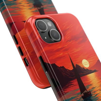 "Serenity at Sunset" -Tough iPhone Cases