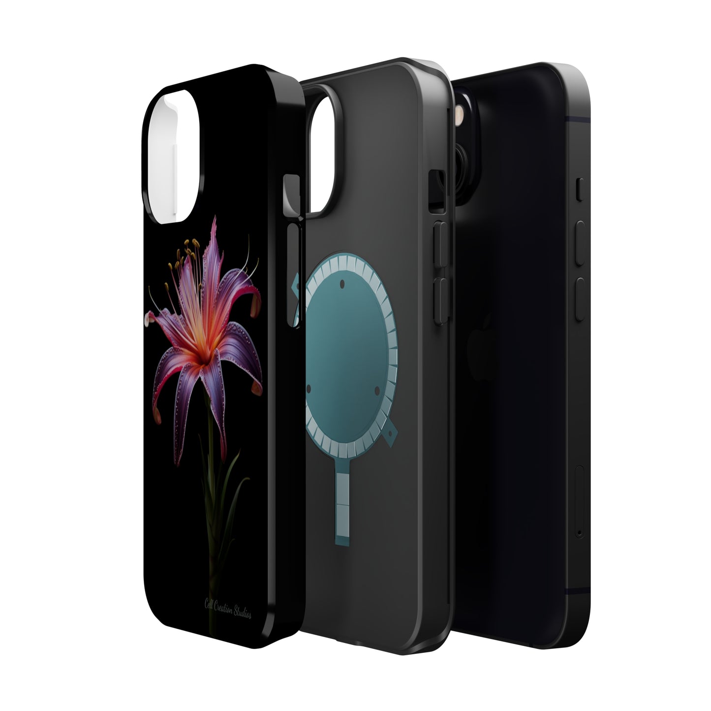 "Vibrant Purple Lily" Phone Case -MagSafe Tough Cases