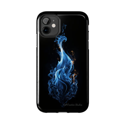 "Blue Flame" Phone Case: Ignite Your Style with Fiery Elegance -Tough Phone Cases