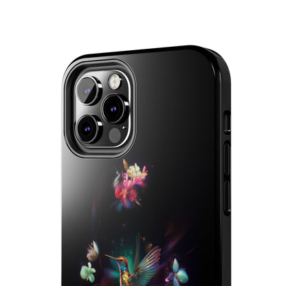 Introducing the "Floral Harmony Hummingbird" Cell Phone Case – Where Elegance Meets Nature -Tough Phone Cases