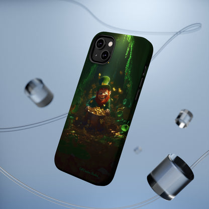 Introducing the "Leprechaun's Pot of Gold" Cell Phone Case – A Touch of Irish Charm -MagSafe Tough Cases