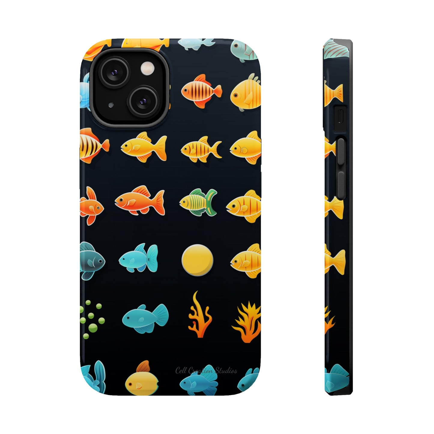 "AquaArt Fish" -MagSafe Tough Phone Cases