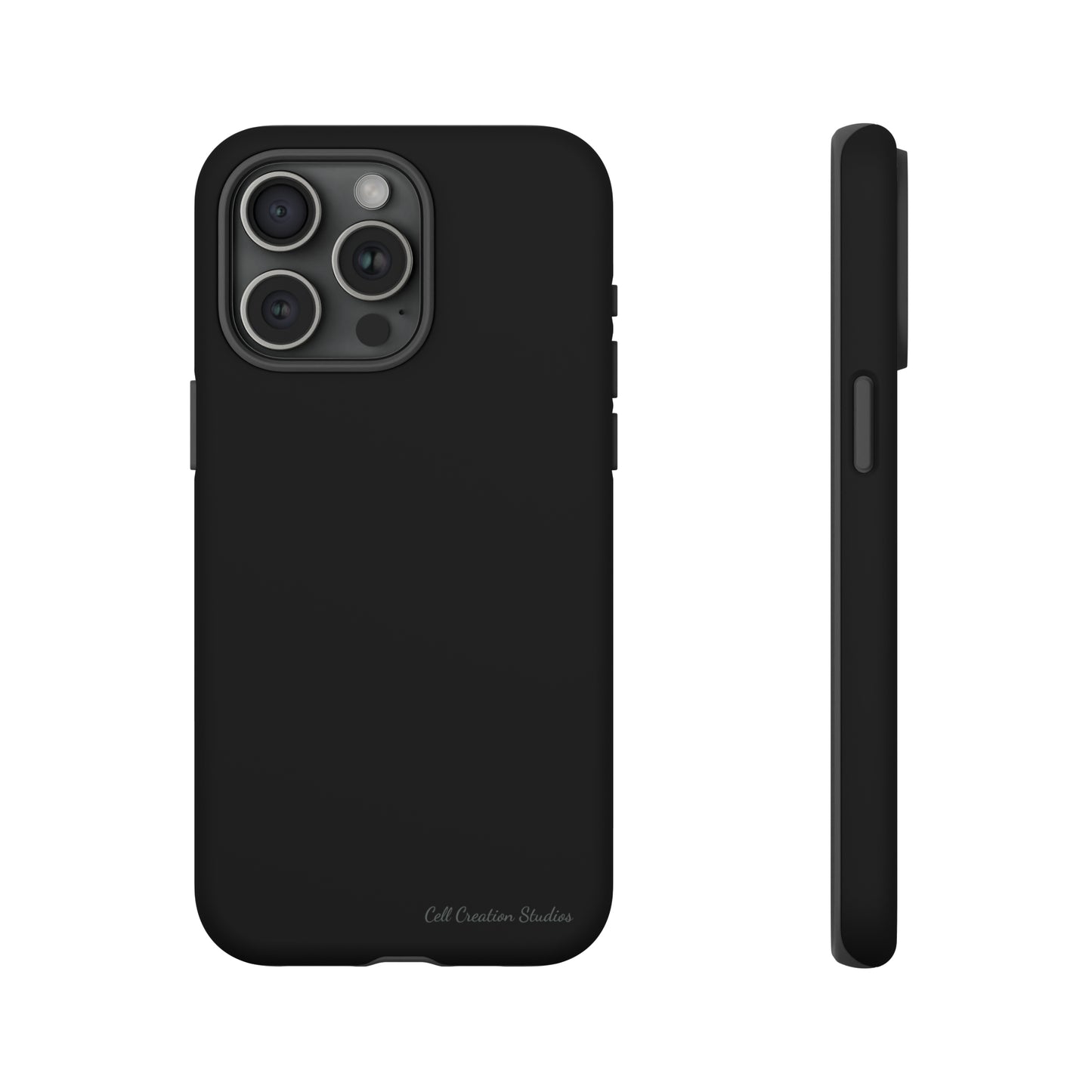 "Stealth Black Defender" -Tough iPhone Cases