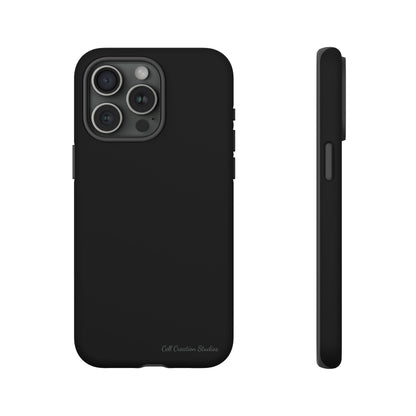 "Stealth Black Defender" -Tough iPhone Cases