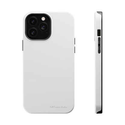 "Pure Elegance White" -MagSafe Tough iPhone Cases