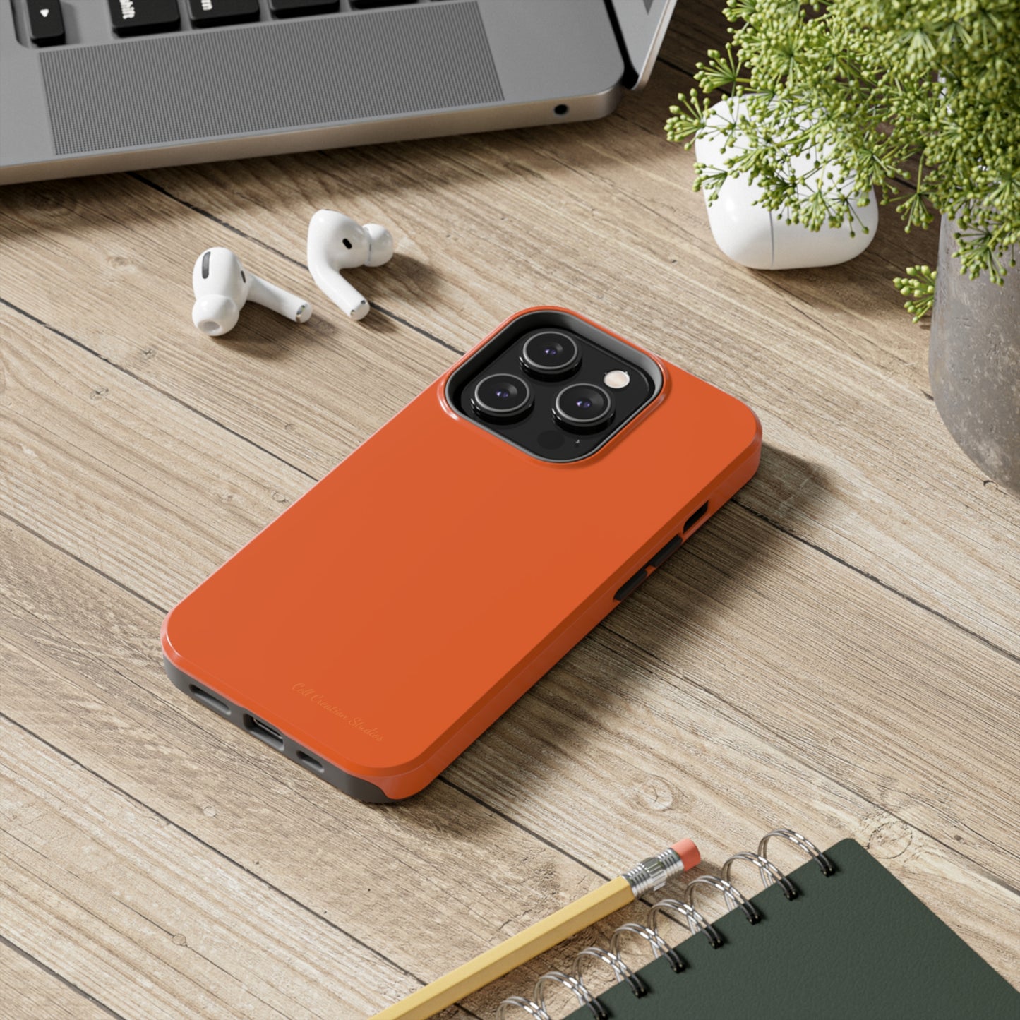 "Orange Burst" -Tough iPhone Cases