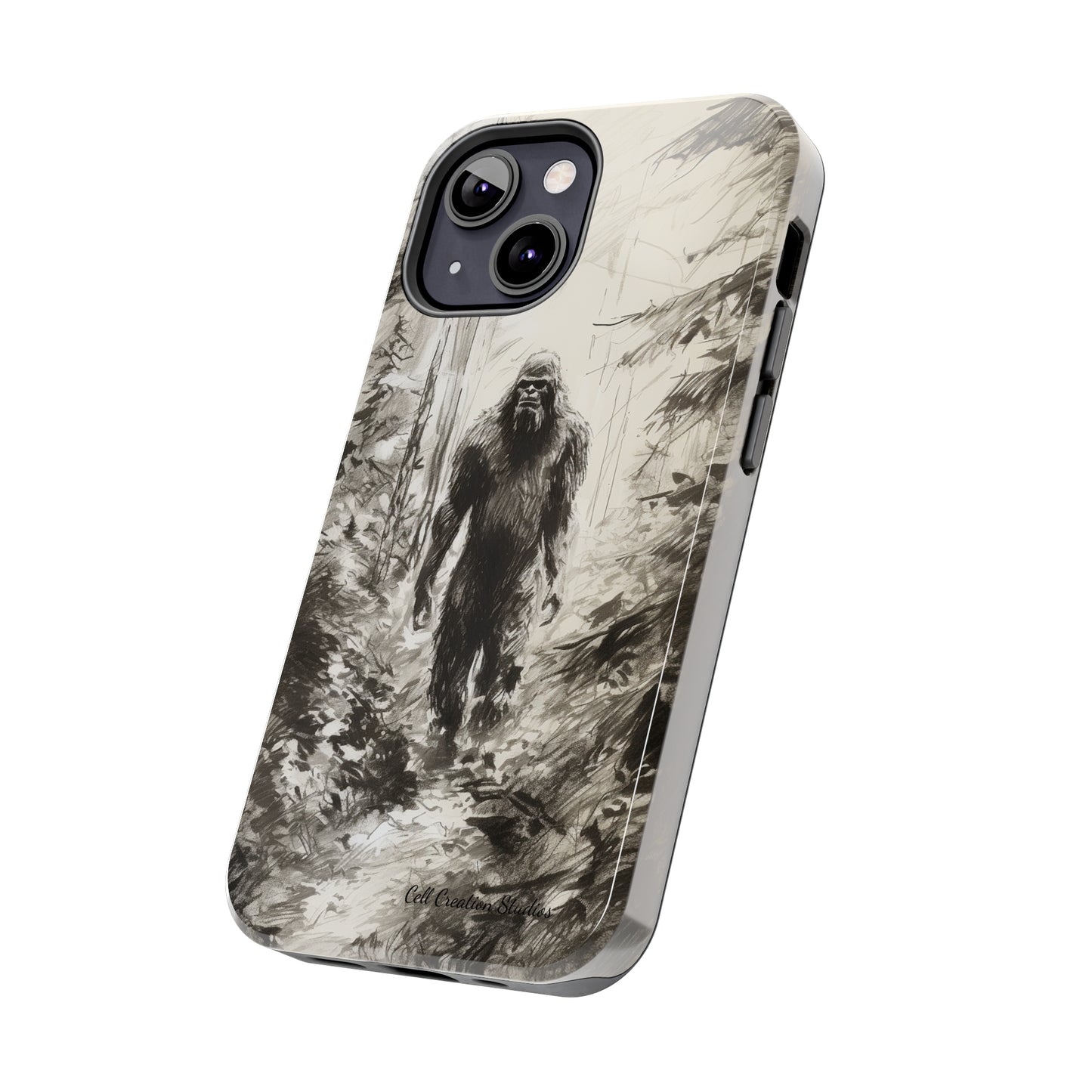 "Bigfoot in the Wilderness" Cell Phone Case – Encounter Bigfoot's Mystery -Tough Phone Cases