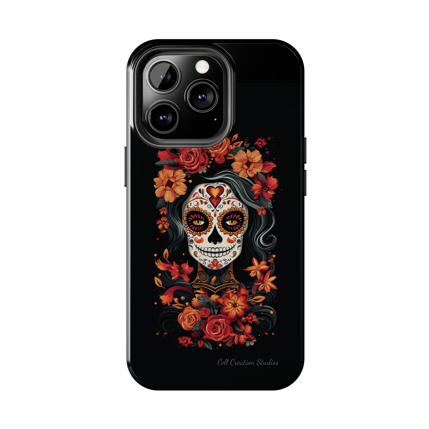 Introducing the "Day of the Dead Fiesta" Cell Phone Case – Celebrate Life in Style -Tough Phone Cases