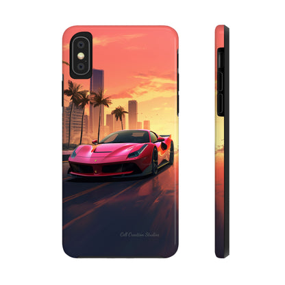 "Sunset Boulevard Ferrari Edition" -Tough iPhone Cases