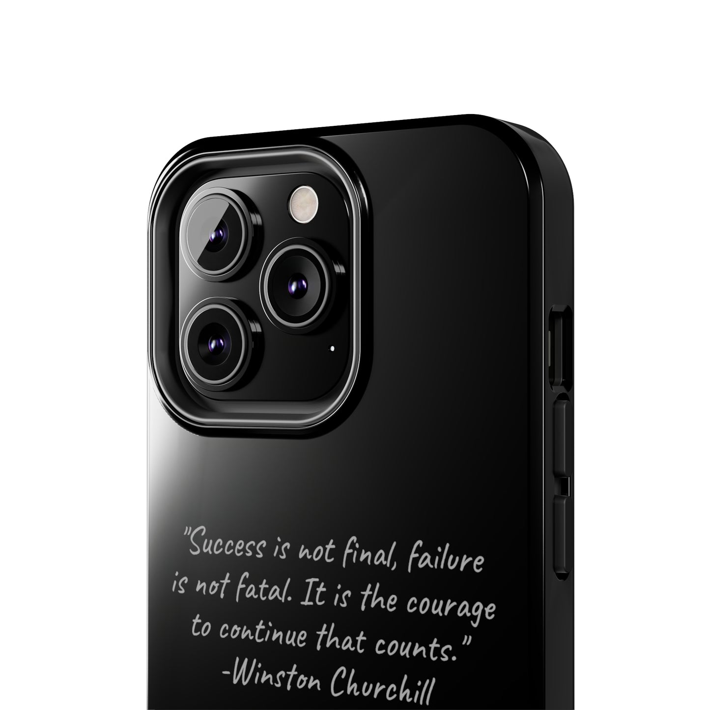 "Continual Courage" Winston Churchill Quote Phone Case -Tough Phone Cases