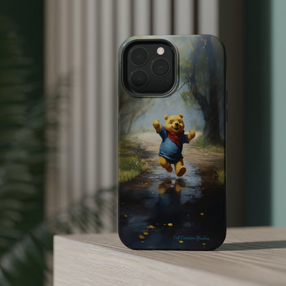 Introducing the "Winnie-The-Pooh Puddle Splash" Cell Phone Case – A Splash of Nostalgic Fun -MagSafe Tough Cases