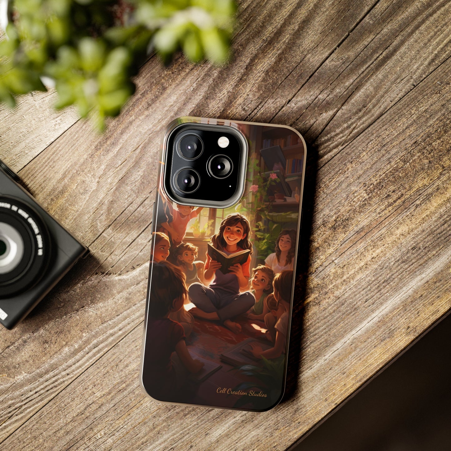 Introducing the "Inspiring Teacher's Tale" Cell Phone Case – Capture the Joy of Storytime -Tough Phone Cases