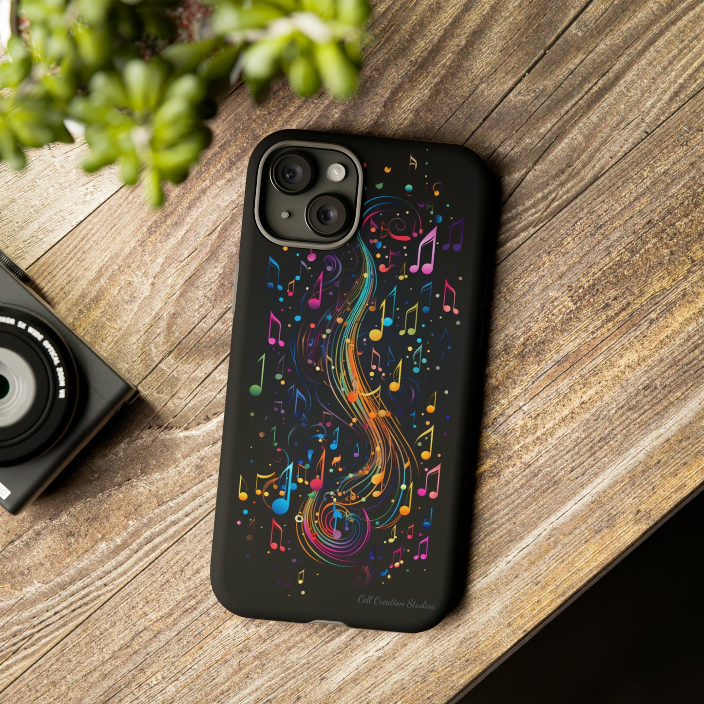 Elevate Your Style and Passion for Music with Our "Harmonious Notes" Cell Phone Case -Tough Cases