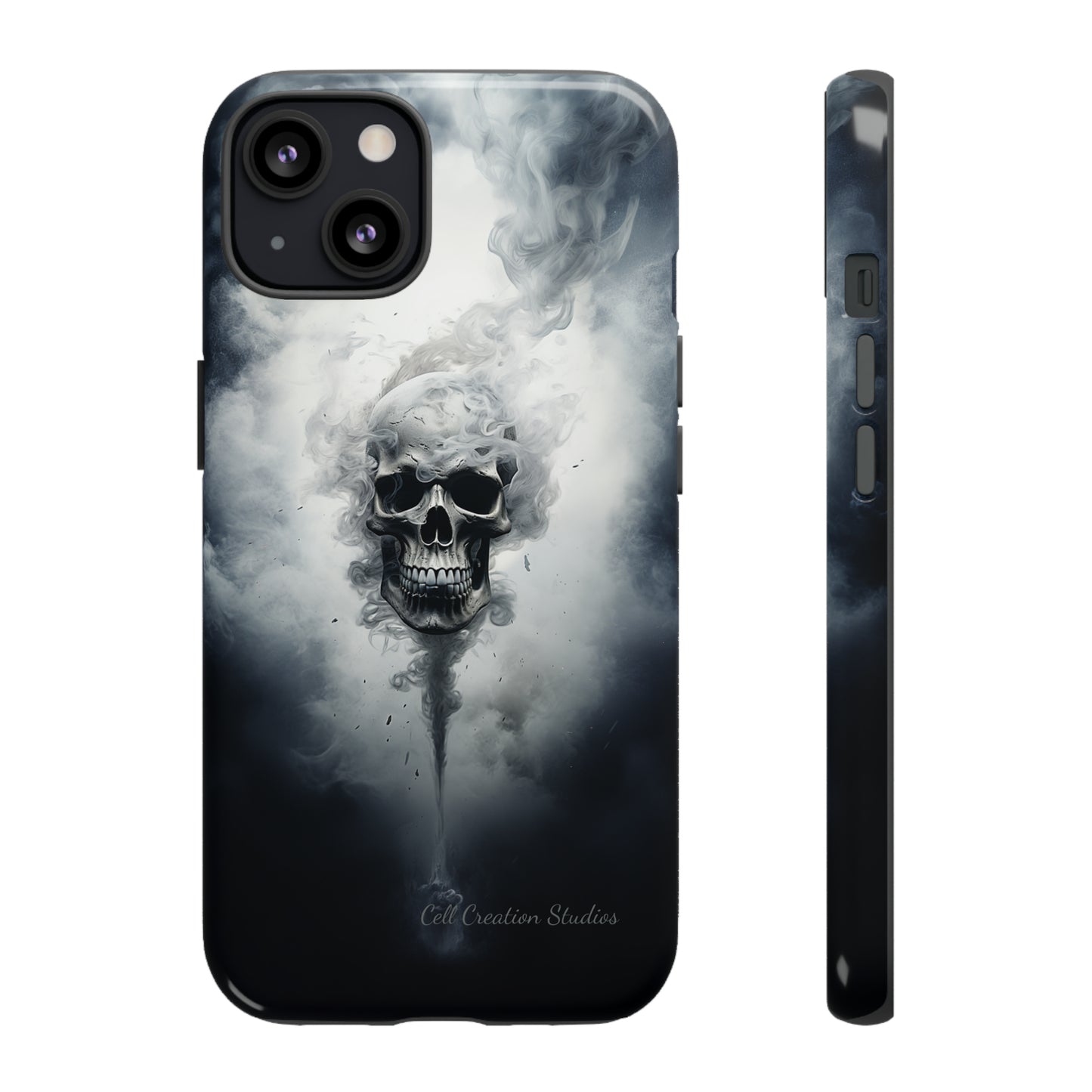 "Mystic Smoke Skull" -Tough iPhone Cases