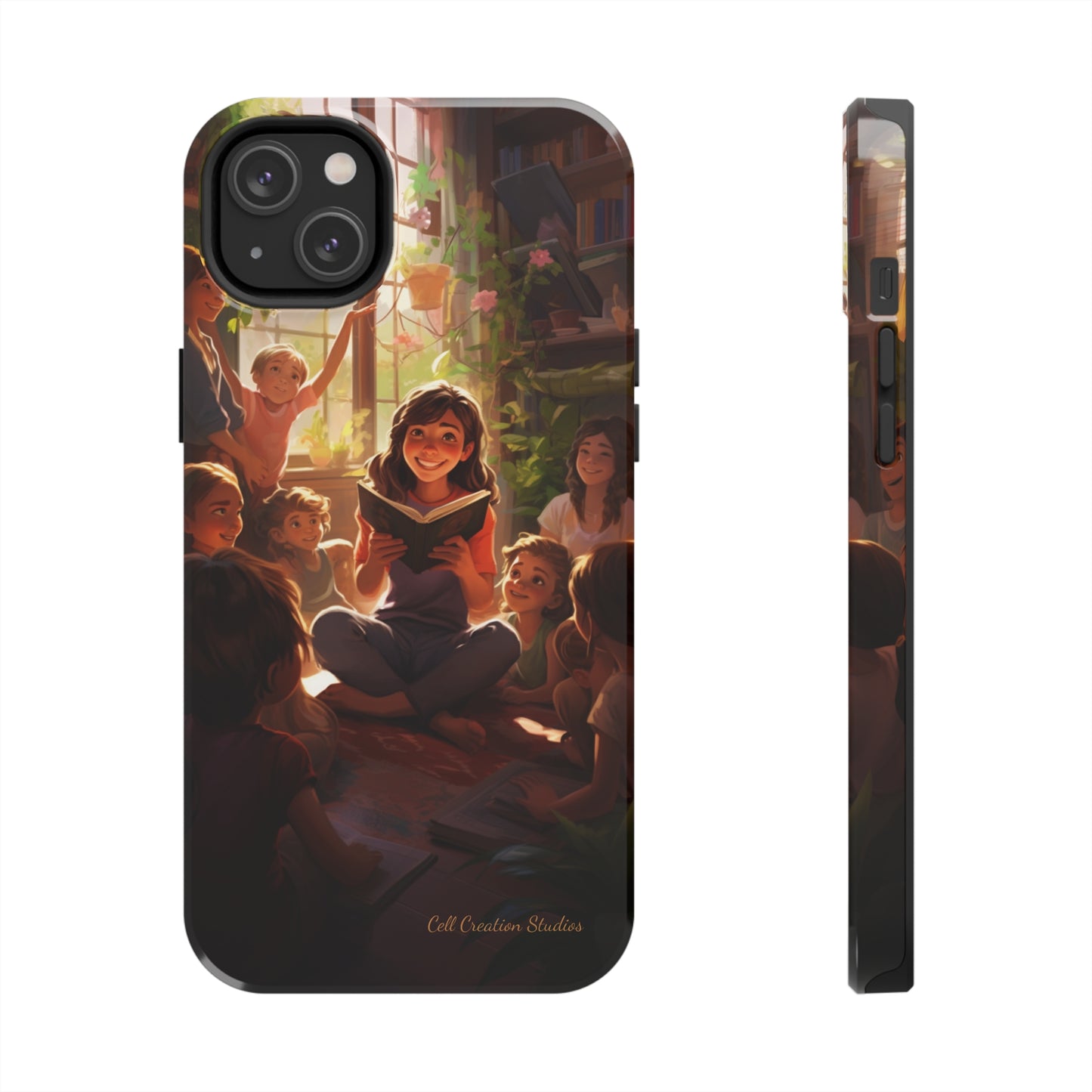 Introducing the "Inspiring Teacher's Tale" Cell Phone Case – Capture the Joy of Storytime -Tough Phone Cases