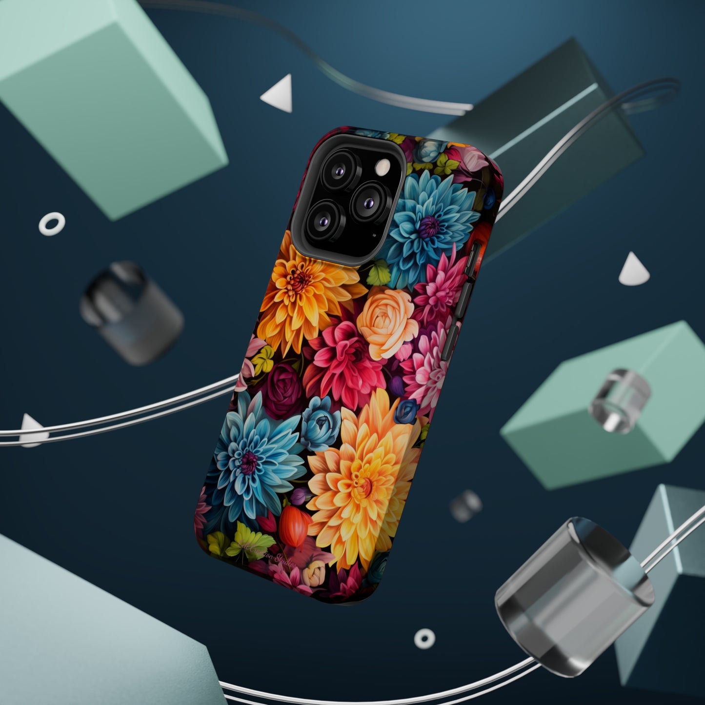 Introducing the "Floral Harmony" Cell Phone Case – Elevate Your Style with Nature's Grace -MagSafe Tough Cases