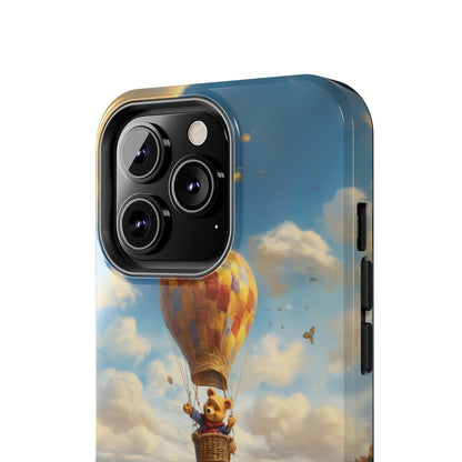 Introducing the "Winnie-The-Pooh's Balloon Adventure" Cell Phone Case – Soar to New Heights in Style -Tough Phone Cases