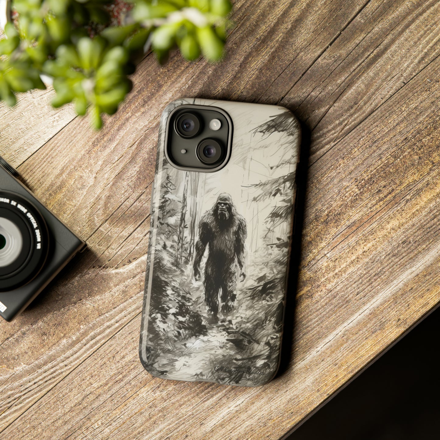 "Bigfoot in the Wilderness" Cell Phone Case – Encounter Bigfoot's Mystery -Tough Cases