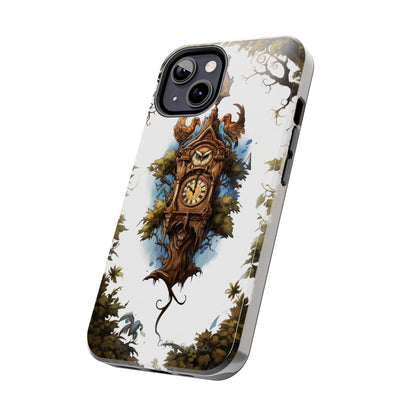 Introducing the "Timeless Charm Cuckoo Clock" Cell Phone Case – Embrace Vintage Elegance -Tough Phone Cases