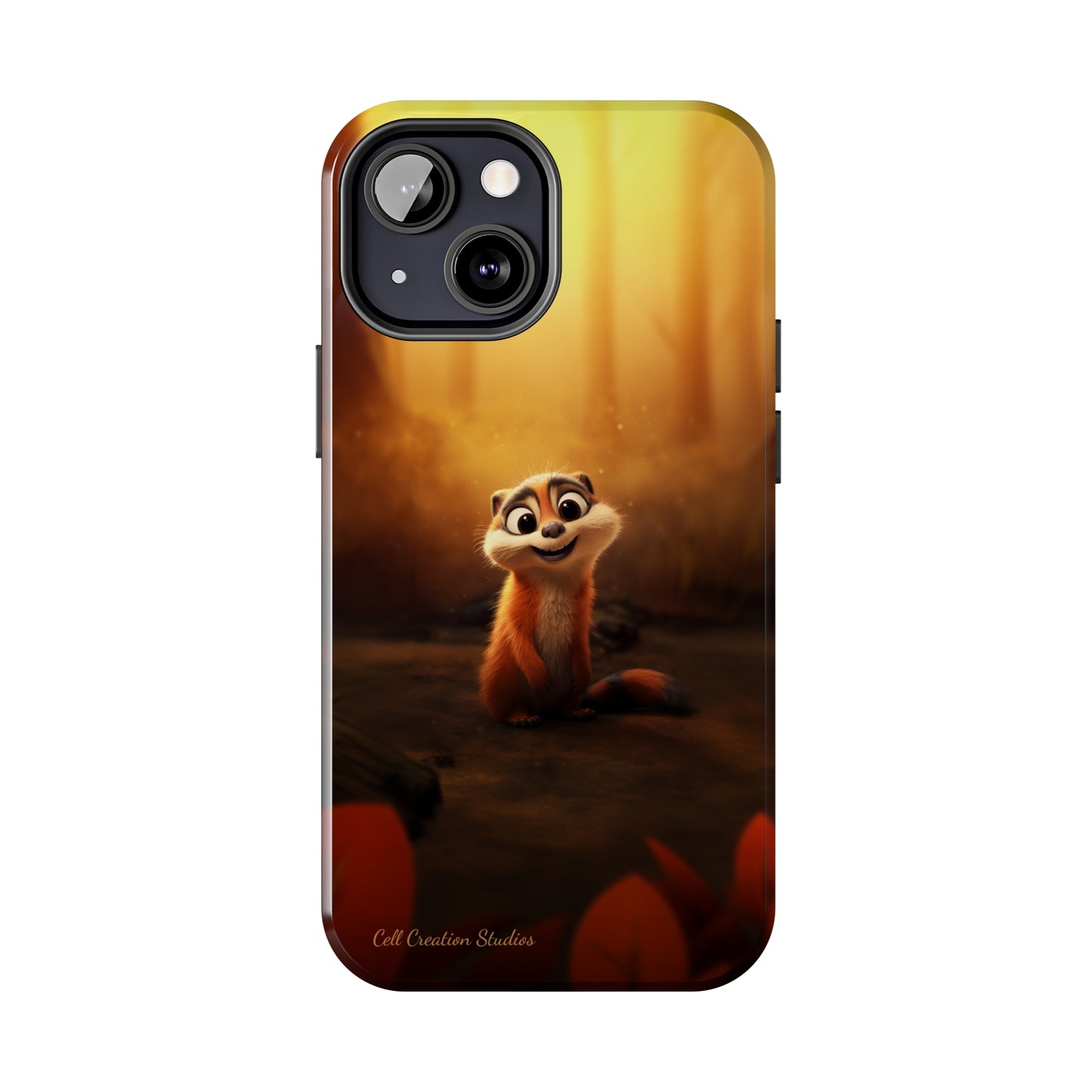 Introducing the "Woodland Chipmunk" Cell Phone Case – Embrace Natural Playfulness with Every Glance-Tough Phone Cases