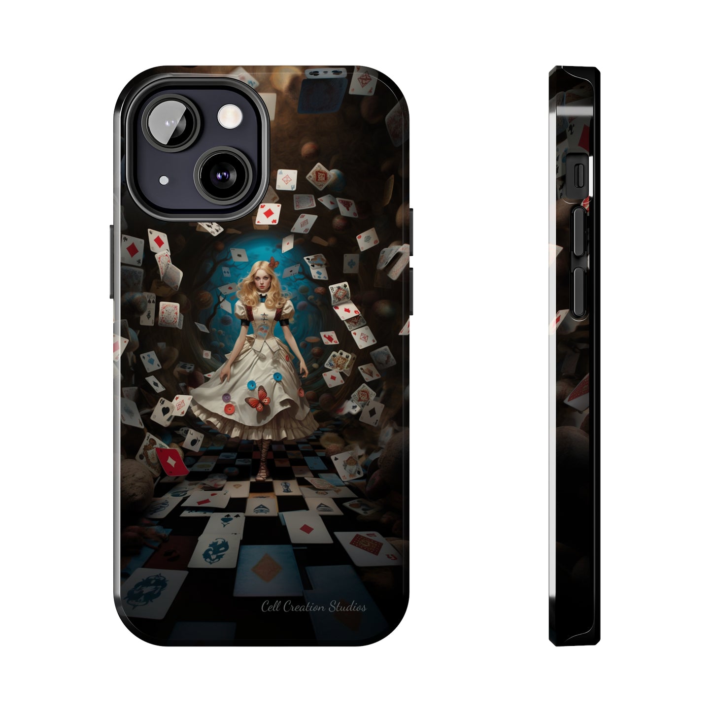 Introducing the "Alice in Wonderland" Cell Phone Case – A Journey Through Imagination -Tough Phone Cases