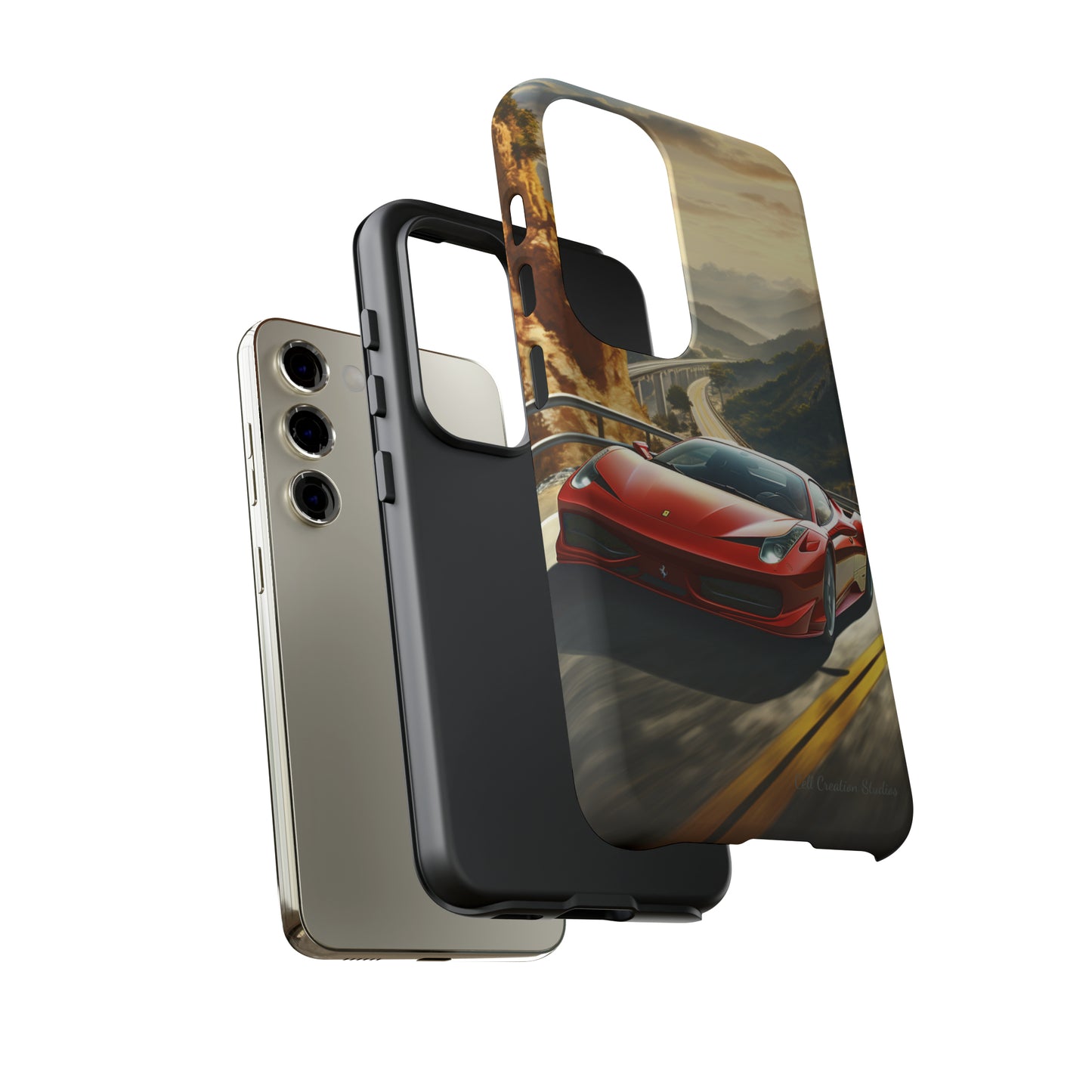 "Mountain Majesty Ferrari Edition" -Tough Samsung Phone Cases