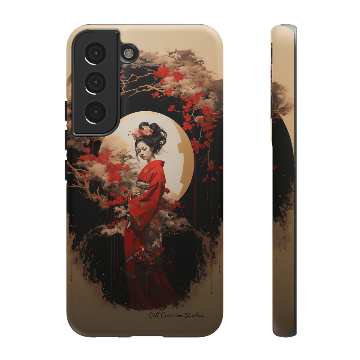 "Japanese Geisha Art" Phone Case -Tough Cases