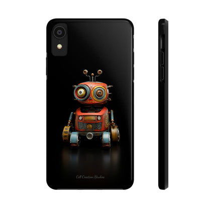 Introducing the "Toy Robot Delight" Cell Phone Case – Embrace Nostalgia with a Playful Robotic Companion! -Tough Phone Cases