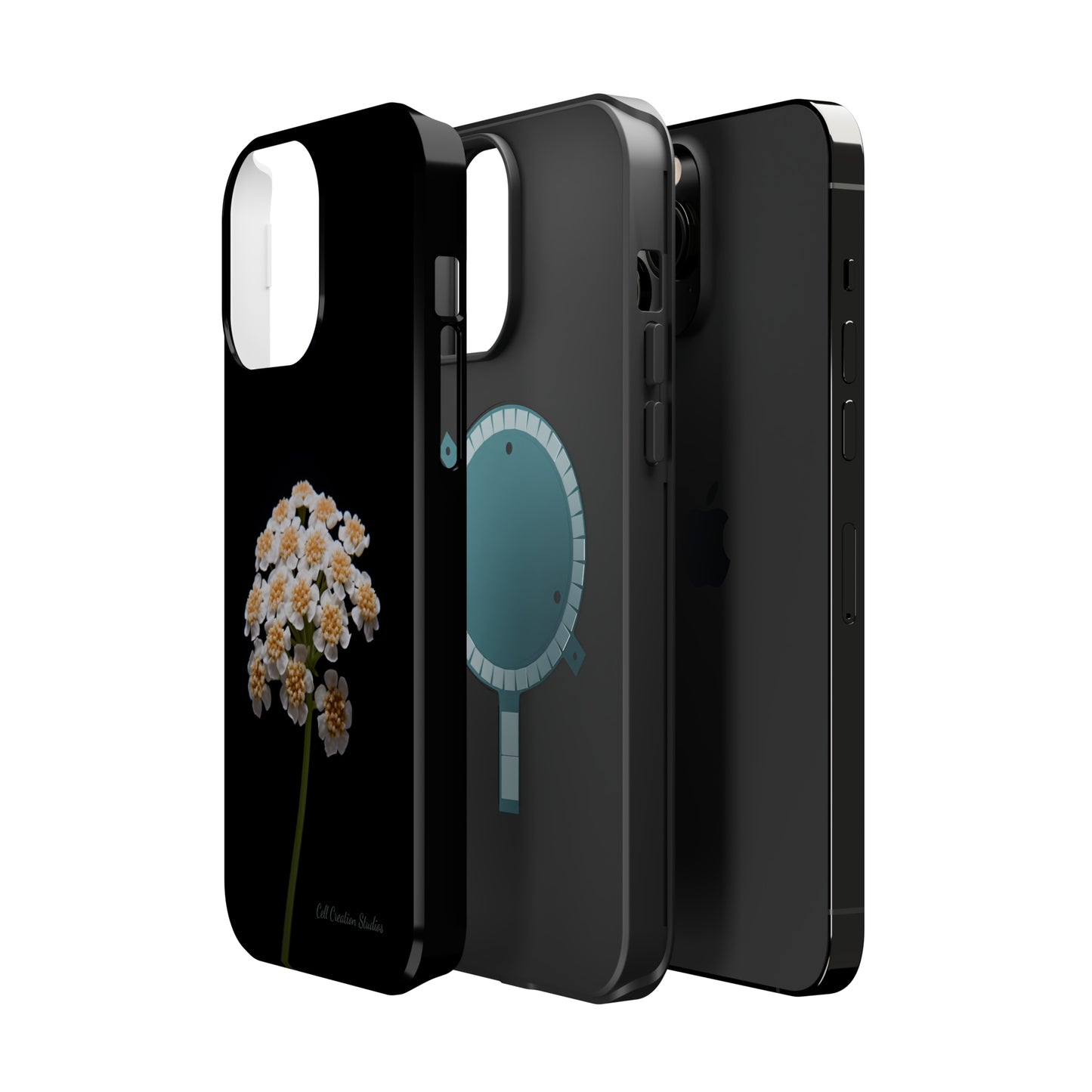 "Elegant Yarrow Bloom" Phone Case -MagSafe Tough Cases