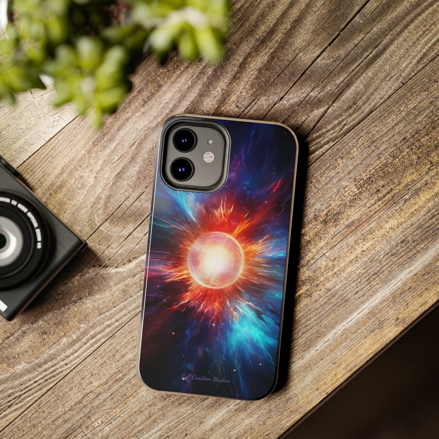 Introducing the "Stellar Cataclysm" Cell Phone Case – Capture the Cosmic Drama of a Neutron Star Explosion! -Tough Phone Cases