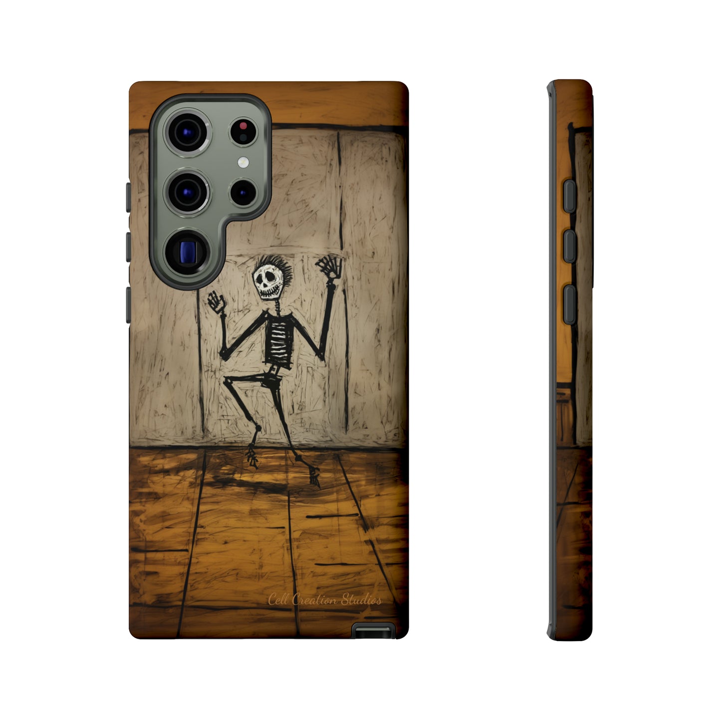 "Groovy Bones Skeleton" -Tough Samsung Phone Cases