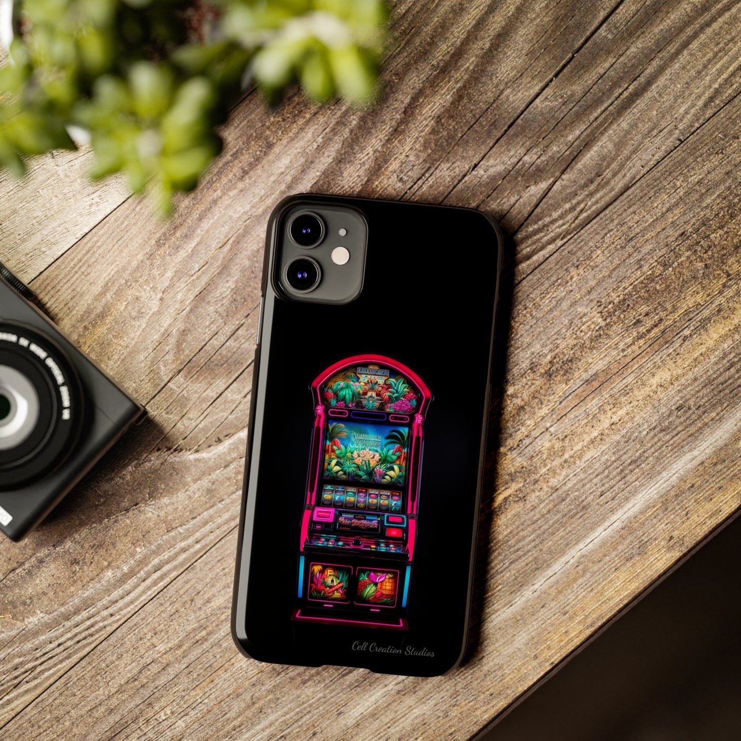 Introducing the "Vibrant Slot Frenzy" Cell Phone Case – Experience the Thrill of Colors and Luck -Slim Phone Cases