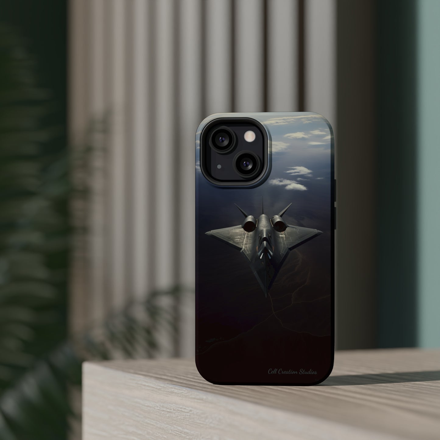 "Stealth Bomber Nightfall" Phone Case -MagSafe Tough Cases