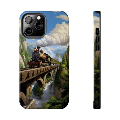 The "Scenic Mountain Train" Phone Case -Tough Phone Cases