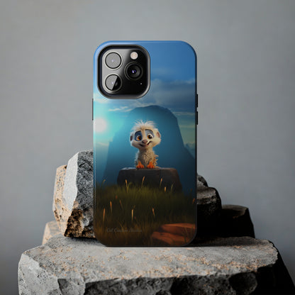 Introducing the "Mountain Explorer Buddy" Cell Phone Case – Embark on Adventures with an Animated Cute Animal -Tough Phone Cases