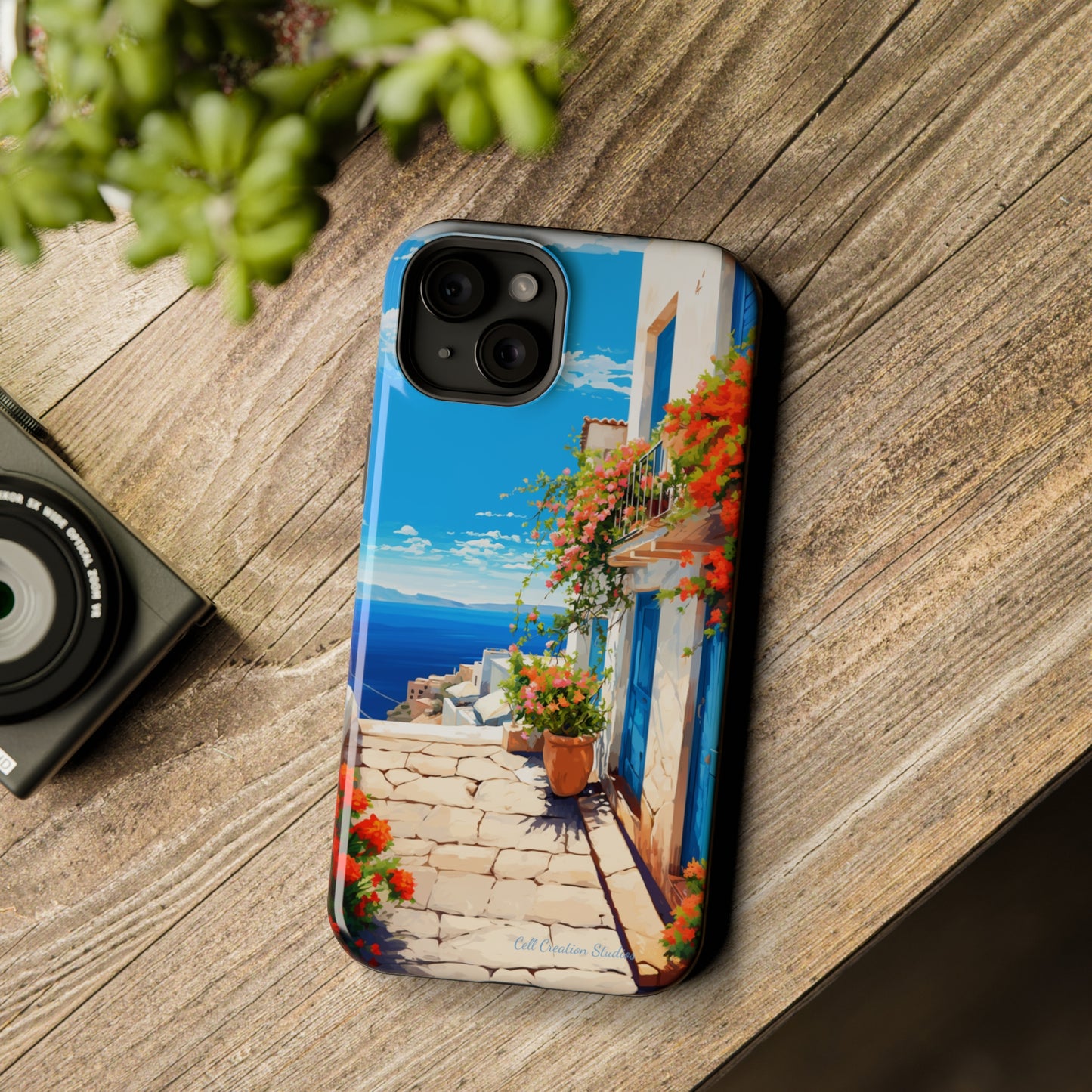 "Mediterranean Bliss Horizon" -MagSafe Tough iPhone Cases