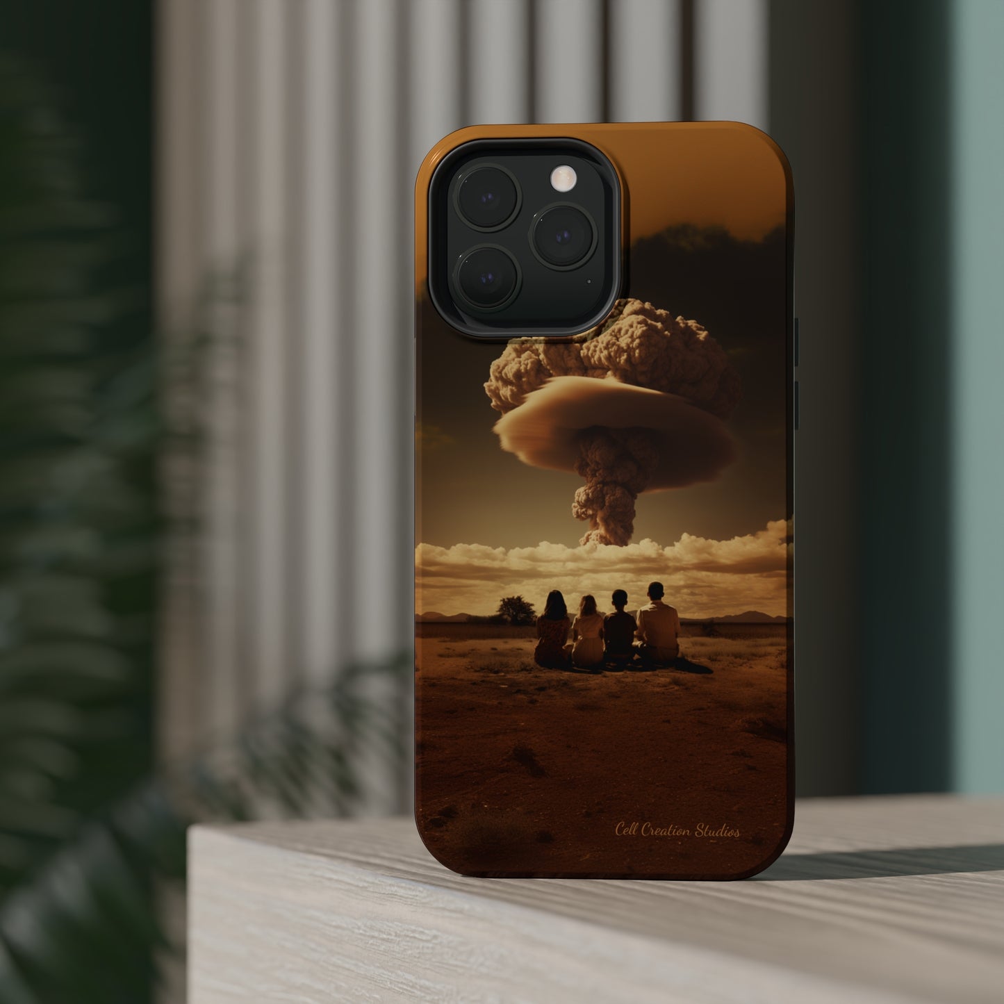 Introducing our "Skywatchers" Cell Phone Case - A Thought-Provoking Design -MagSafe Tough Cases