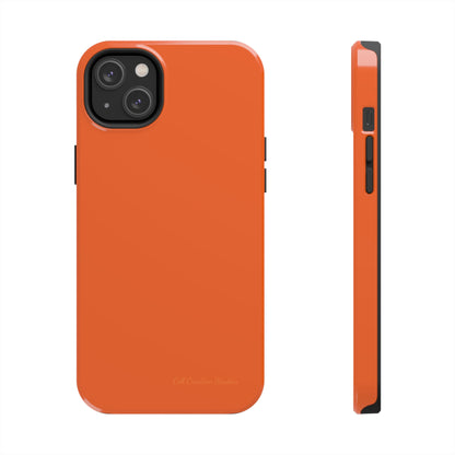 "Orange Burst" -Tough iPhone Cases