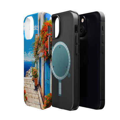 "Mediterranean Bliss Horizon" -MagSafe Tough iPhone Cases