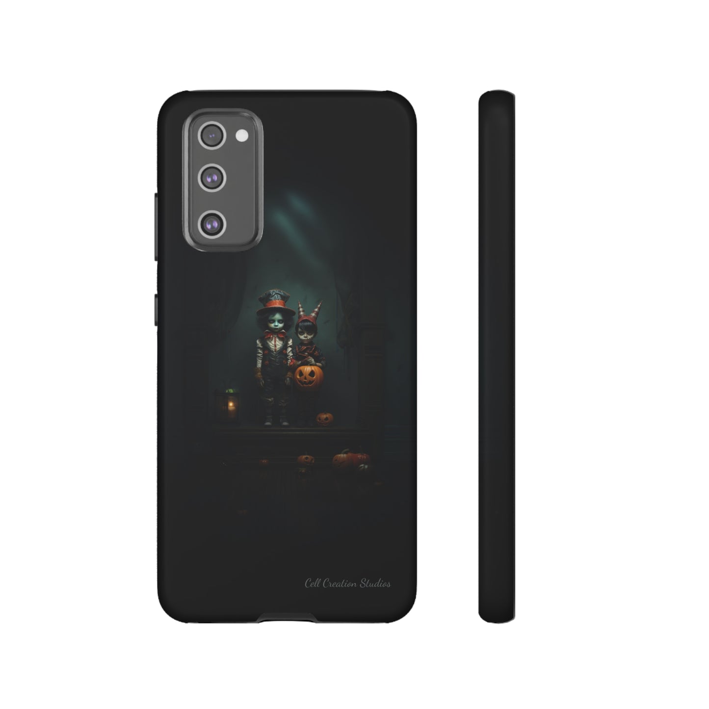 Introducing the "Haunted Halloween Kids" Cell Phone Case – A Glimpse into Spooky Wonder -Tough Cases